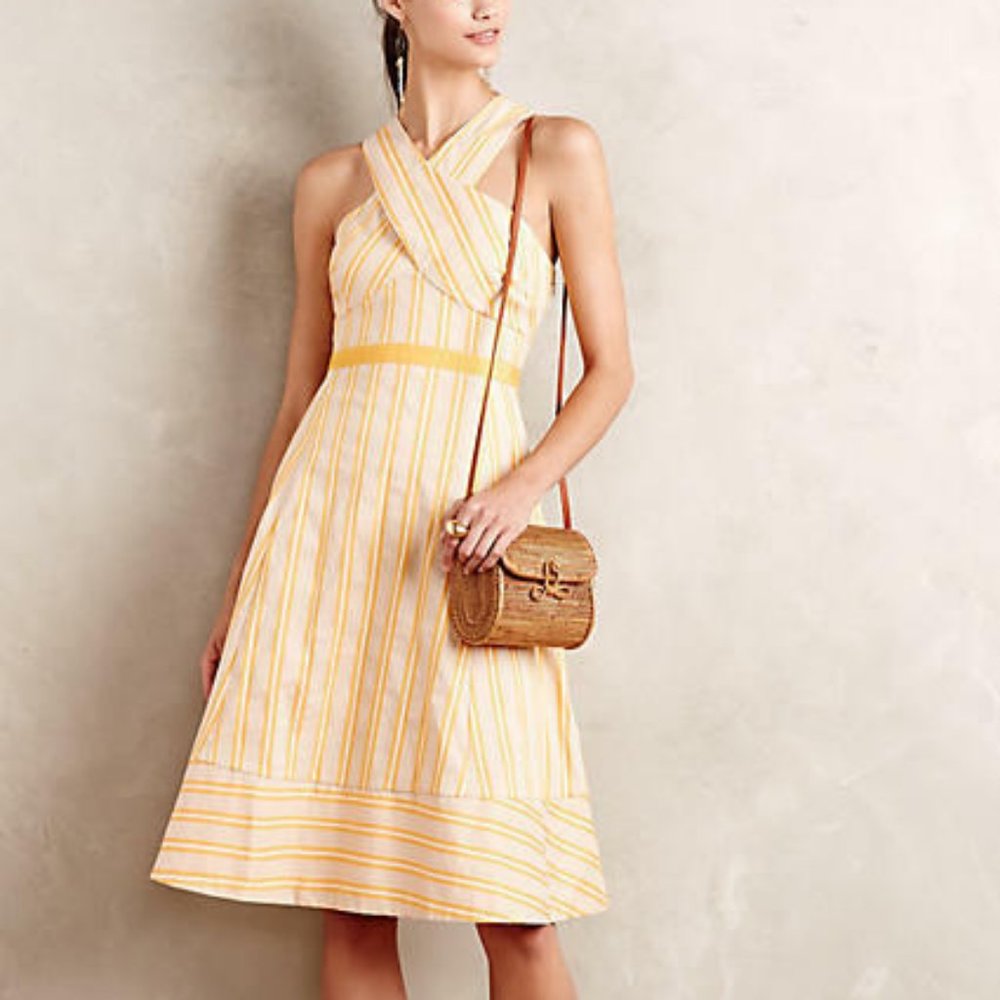 HD in Paris Aubrey Park Criss-Cross Stripped Dress